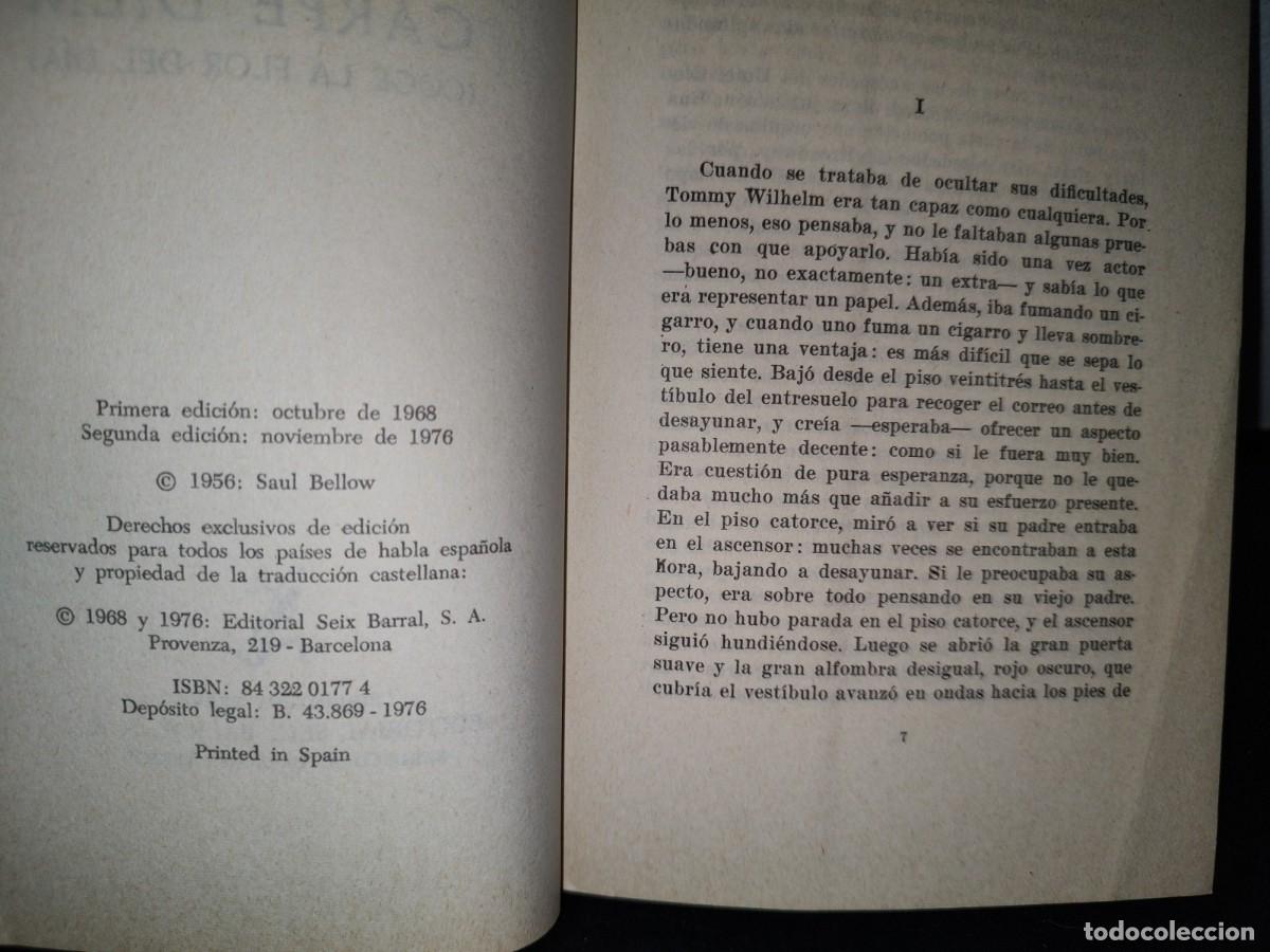 Libros de segunda mano: 61- CARPE DIEM - SAUL BELLOW - 1976 - Foto 4