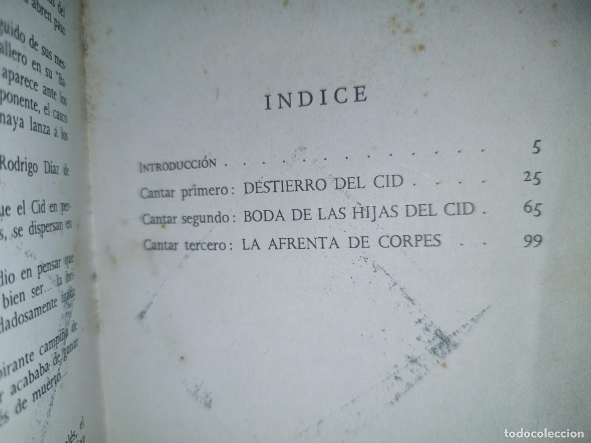 Libros de segunda mano: 61- POEMA DEL MIO CID - 1968 - Foto 3