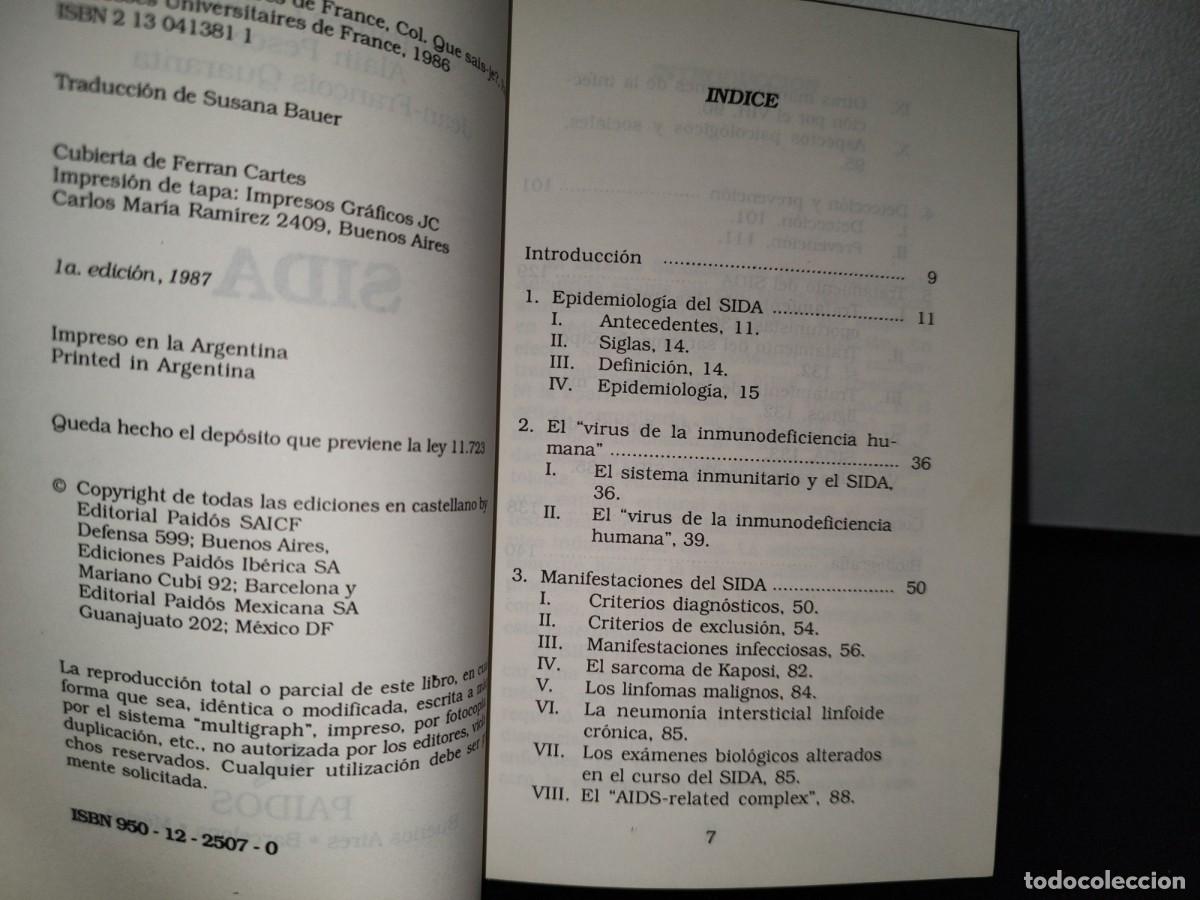 Libros de segunda mano: 61- SIDA. C&Oacute;MO SE MANIFIESTA - JILL-PATRICE CASSUTO - Foto 3