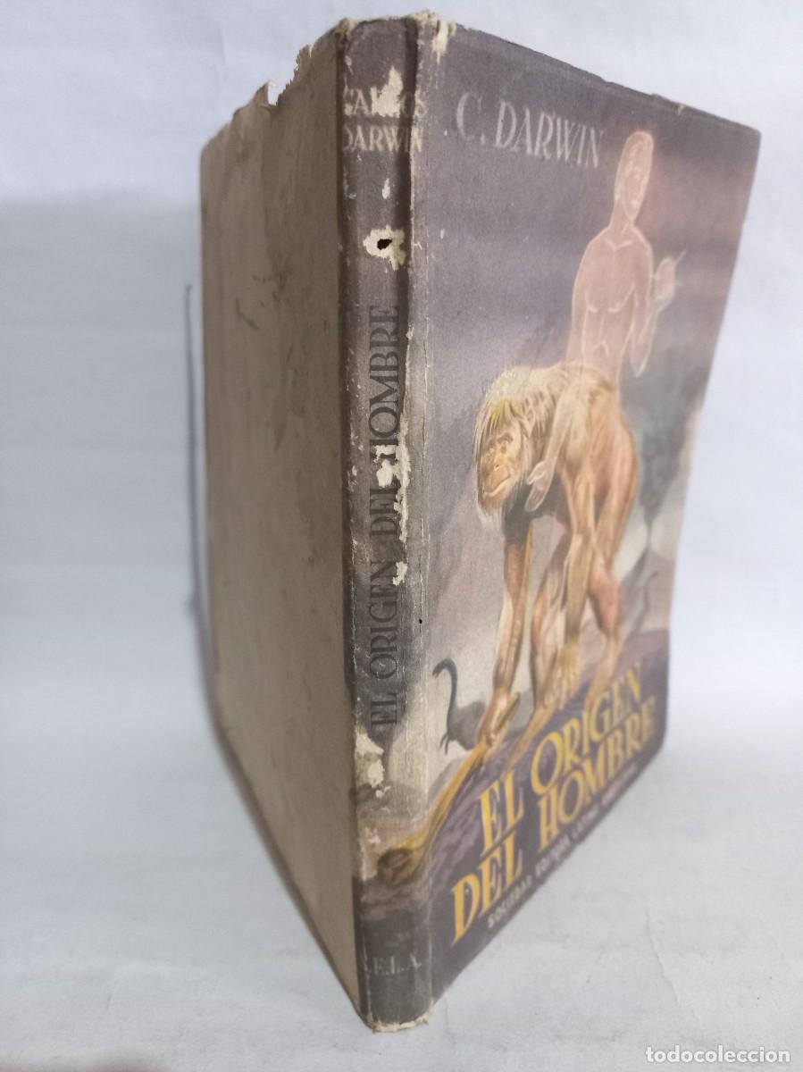 Libros de segunda mano: C. Darwin - El Origen del Hombre - Edici&oacute;n Argentina - 1958 - Foto 2