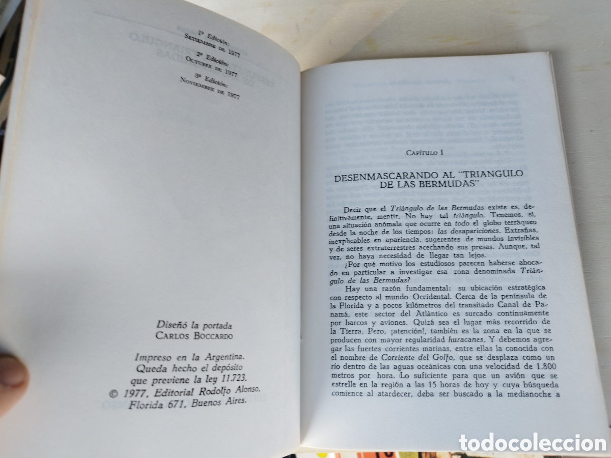 Libros de segunda mano: Libro Respuestas Al Tri&aacute;ngulo de las Bermudas - Antonio Las Heras - - Foto 4
