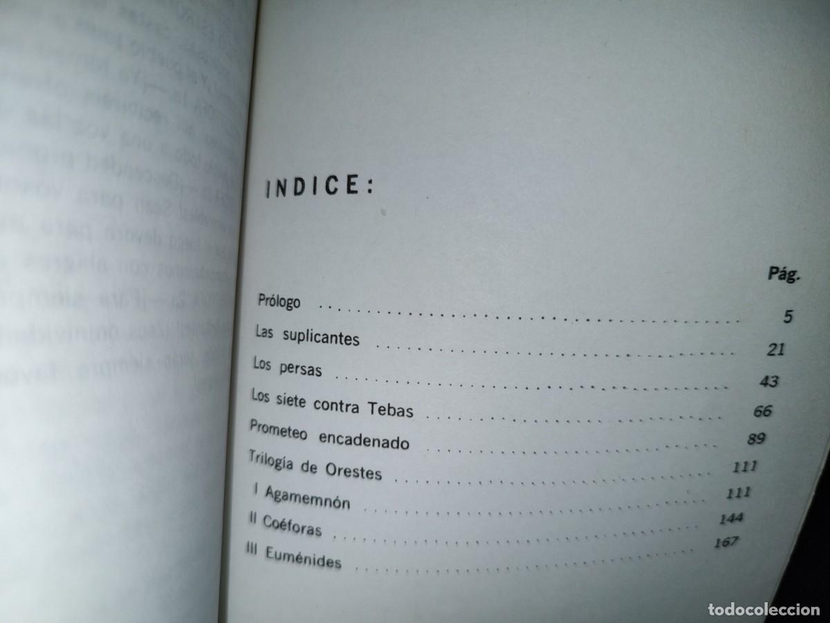 Libros de segunda mano: 61- SIETE TRAGEDIAS - ESQUILO - Foto 5