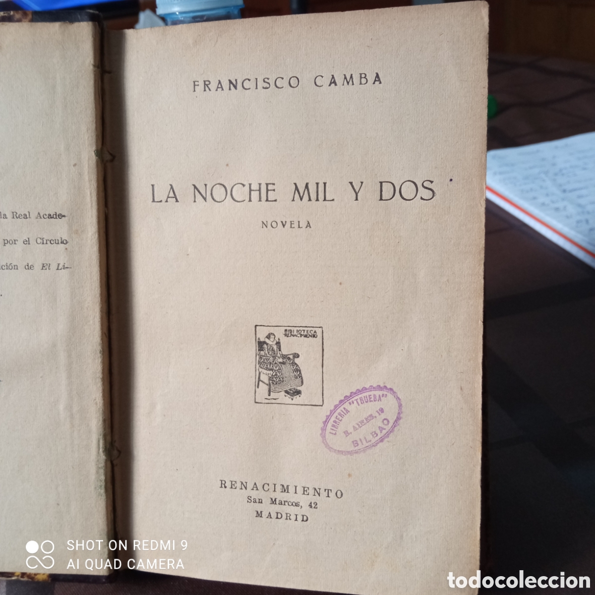Libros de segunda mano: La noche mil y dos editorial renacimiento. - Foto 2