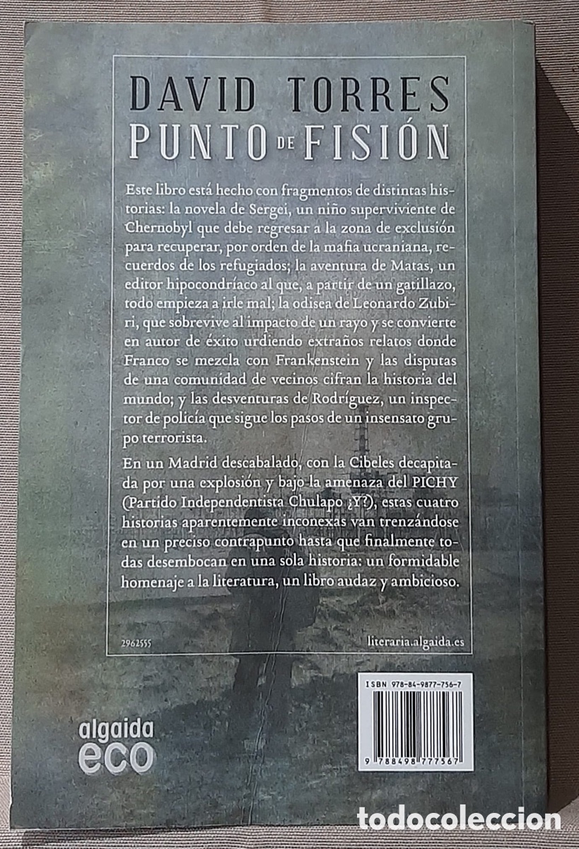 Libros de segunda mano: Punto de fisi&oacute;n. David Torres. - Foto 2
