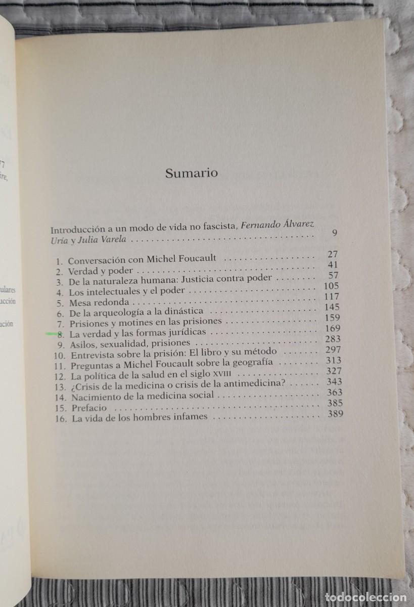 Libros de segunda mano: Estrategias de poder. Michel Foucault - Foto 4