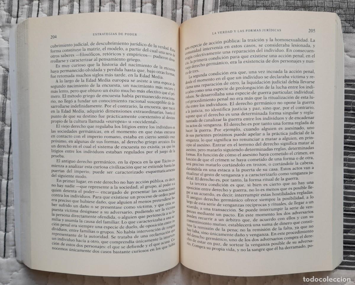Libros de segunda mano: Estrategias de poder. Michel Foucault - Foto 5