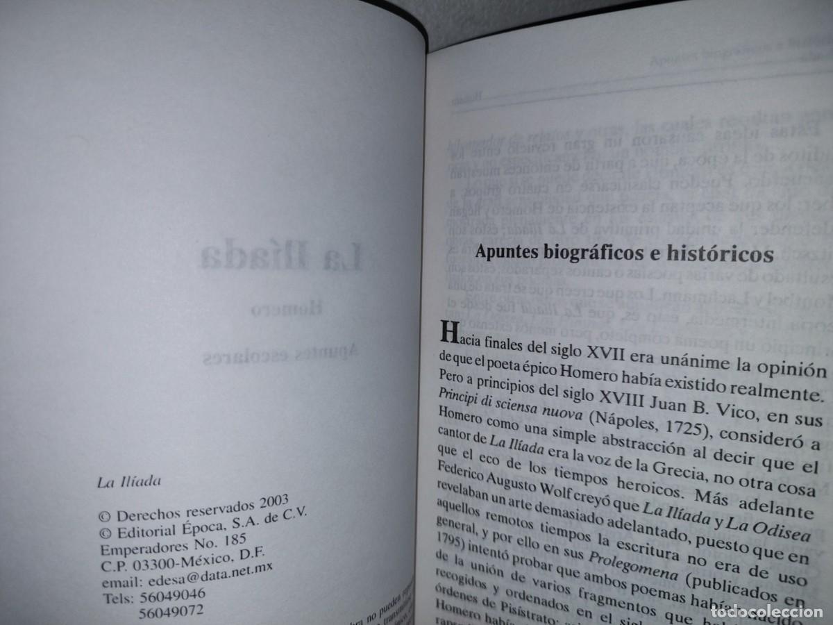 Libros de segunda mano: 61- LA IL&Iacute;ADA - HOMERO - Foto 3