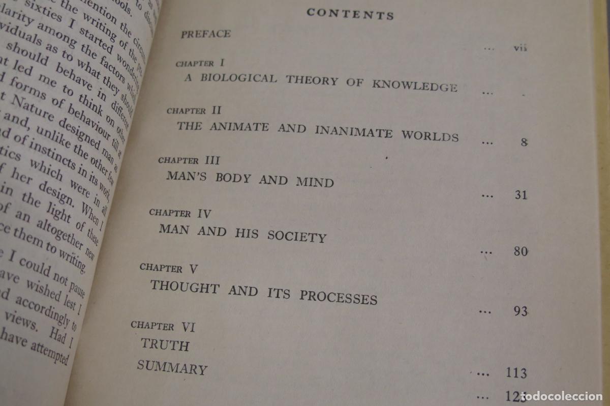 Libros de segunda mano: A Biological Theory of Knowledge. Menon - Foto 2