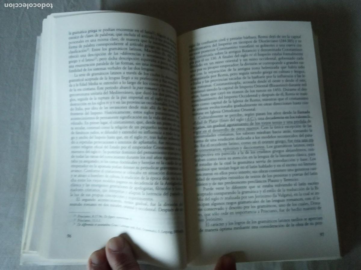 Libros de segunda mano: Breve historia de la ling&uuml;&iacute;stica.-R.H.ROBINS. - Foto 4