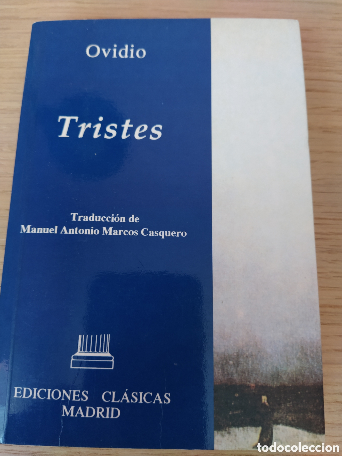 Libros de segunda mano: Ovidio. Tristes. Ediciones Cl&aacute;sicas, 1996. Primera edici&oacute;n - Foto 1