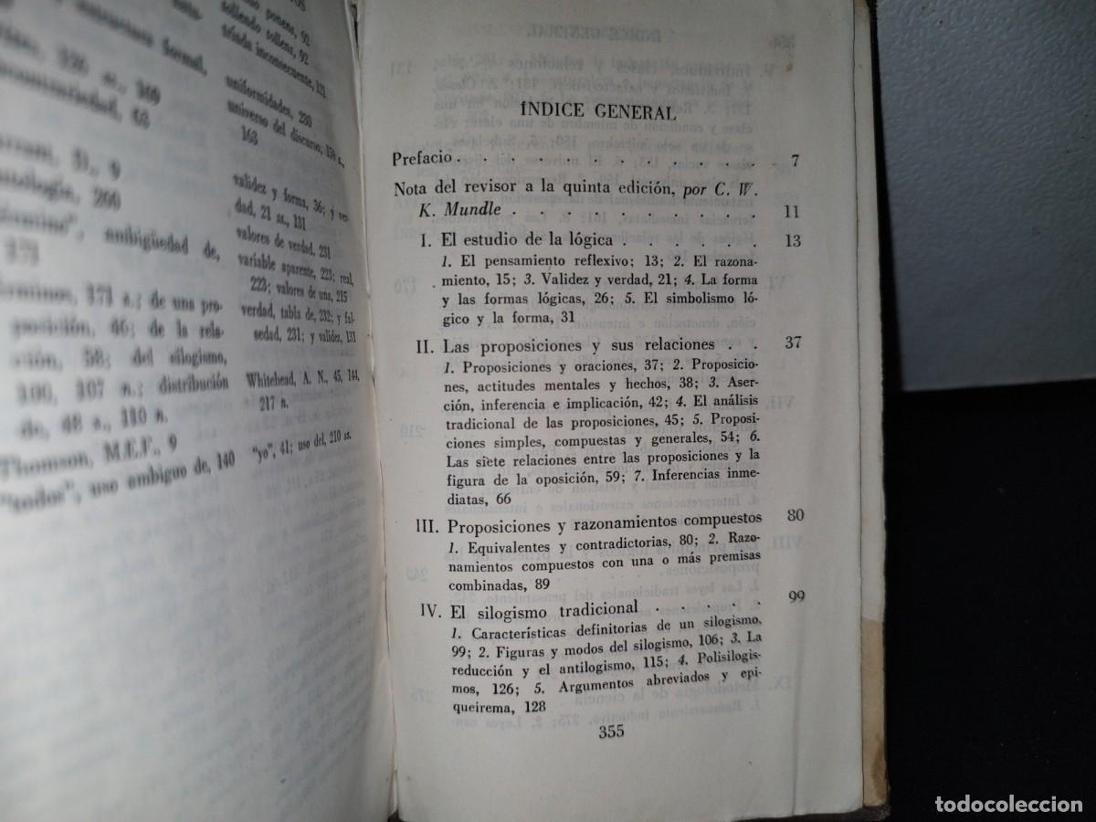 Libros de segunda mano: 61- INTRODUCCI&Oacute;N A LA L&Oacute;GICA MODERNA L. SUSAN STEBBING - Foto 6
