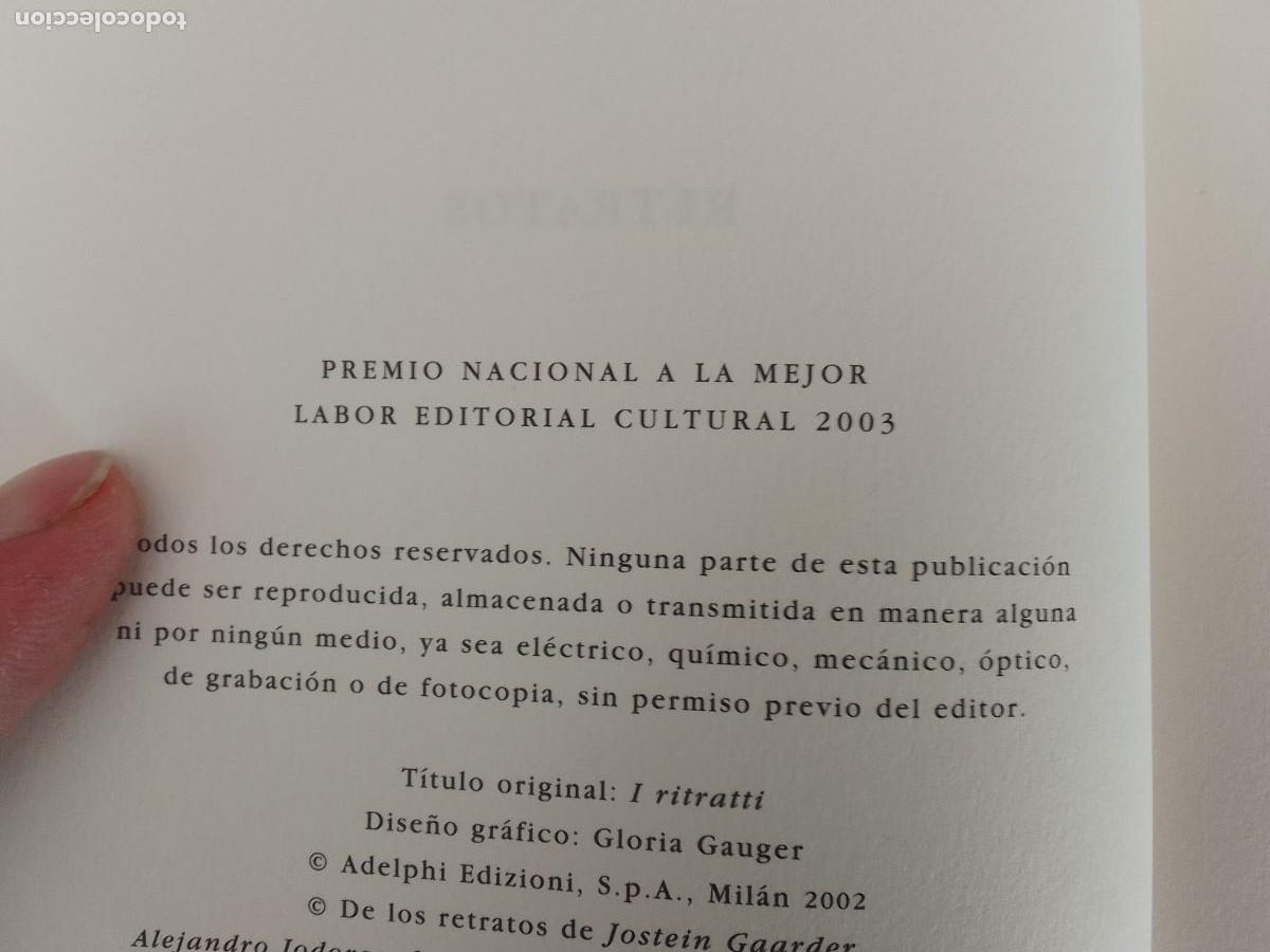 Libros de segunda mano: RETRATOS. TULIO PERICOLI. SIRUELA 2004. - Foto 5