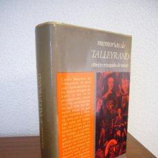Libros de segunda mano: MEMORIAS DE TALLEYRAND, OBISPO DE AUTUN (MATEU, 1962) MUY BUEN EJEMPLAR. Lote 389390779