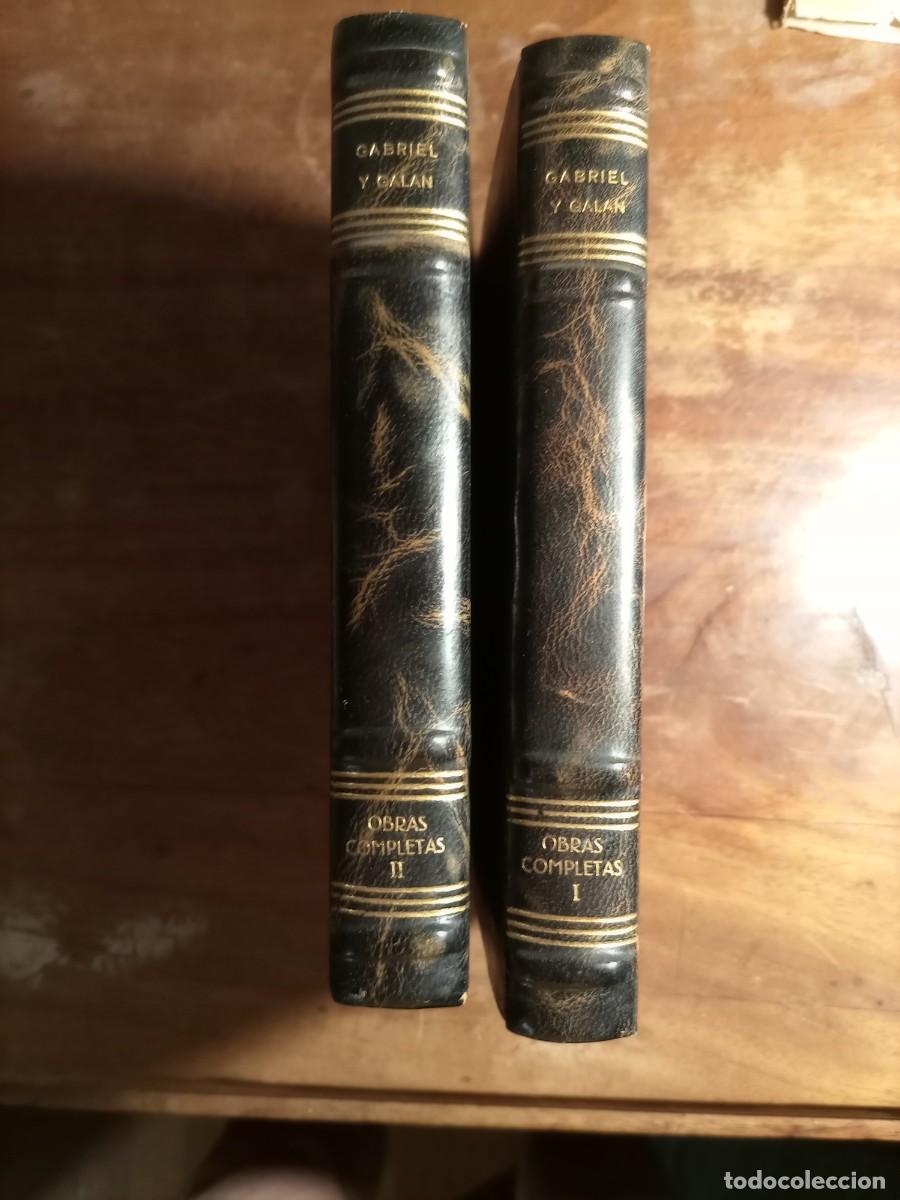 Libros de segunda mano: Gabriel y Gal&aacute;n obras completas I y II - Foto 1