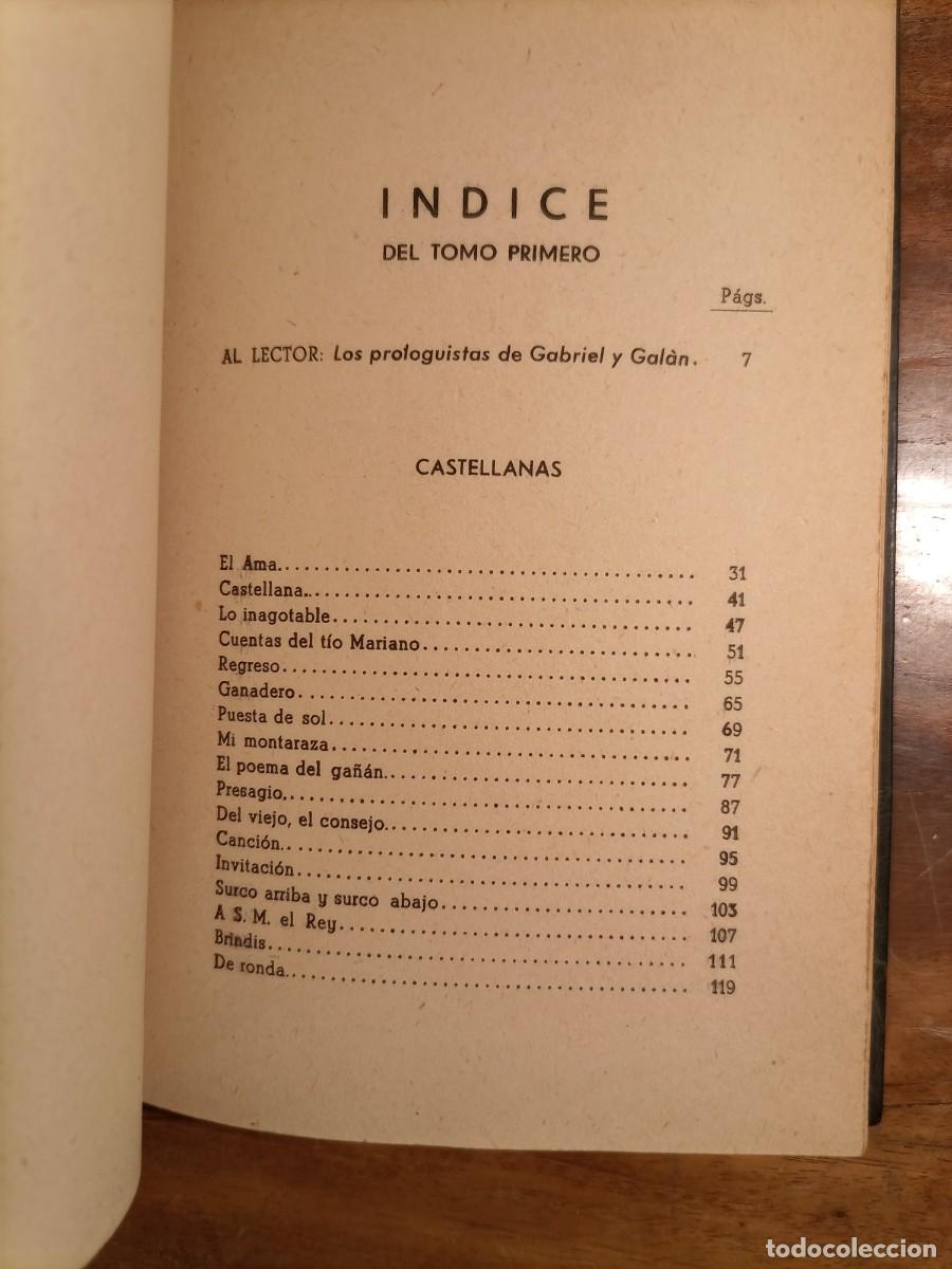 Libros de segunda mano: Gabriel y Gal&aacute;n obras completas I y II - Foto 6