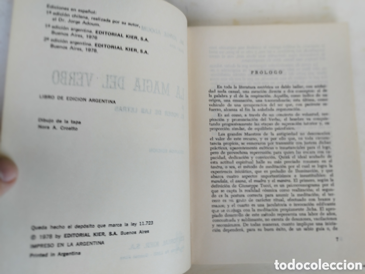 Libros de segunda mano: La Magia del Verbo - El Poder de las Letras - Jorge Adoum - Mago Jefa - - Foto 4