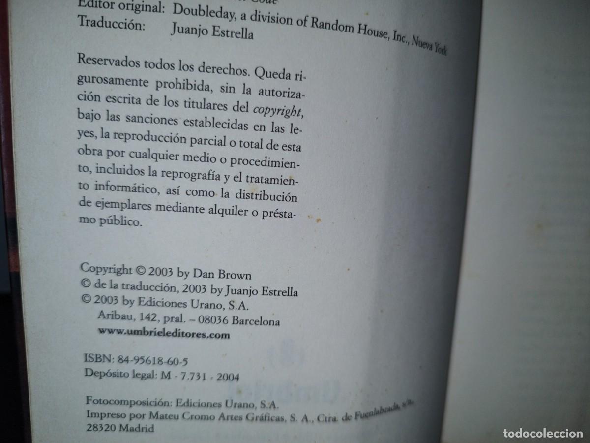 Libros de segunda mano: 61- EL C&Oacute;DIGO DA VINCI DAN BROWN - Foto 10
