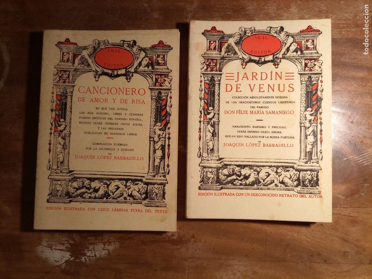 Libros de segunda mano: Cancionero de amor y de risa Barbadillo Jardin de Venus - Foto 1