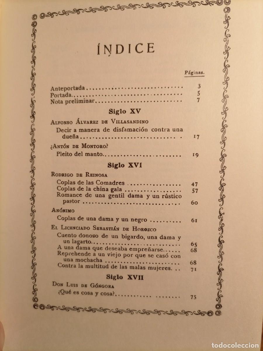 Libros de segunda mano: Cancionero de amor y de risa Barbadillo Jardin de Venus - Foto 6