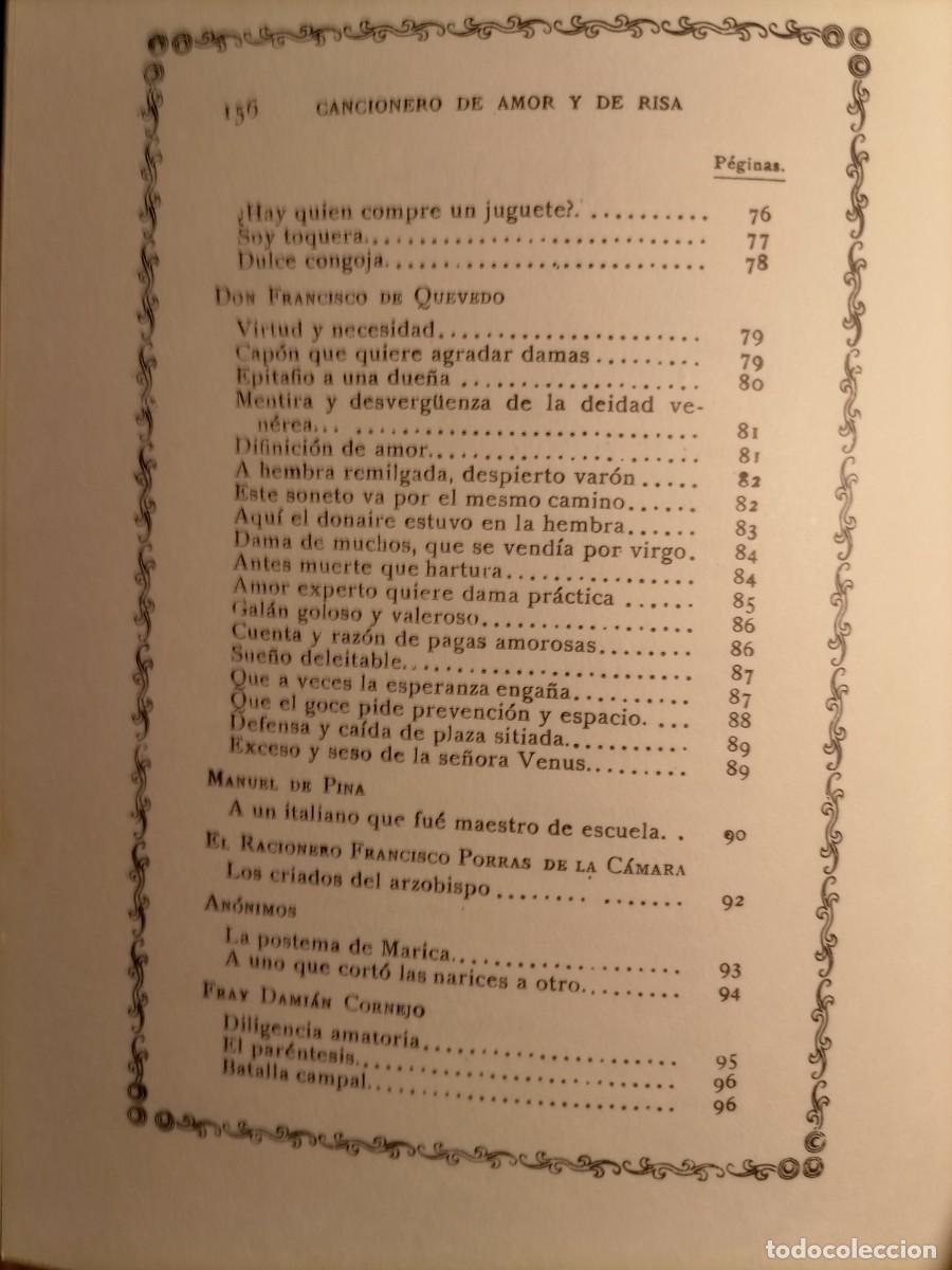 Libros de segunda mano: Cancionero de amor y de risa Barbadillo Jardin de Venus - Foto 7