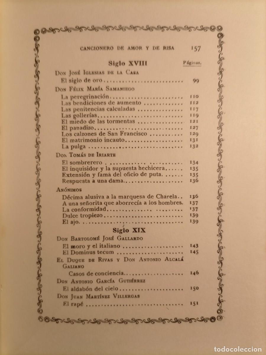 Libros de segunda mano: Cancionero de amor y de risa Barbadillo Jardin de Venus - Foto 8