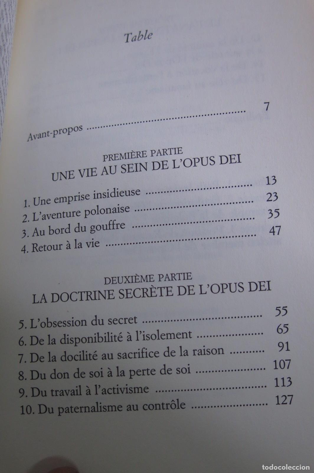 Libros de segunda mano: La Face cach&eacute;e de l&acute;Opus Dei. Bruno Devos. DEDICADO POR AUTOR - Foto 3