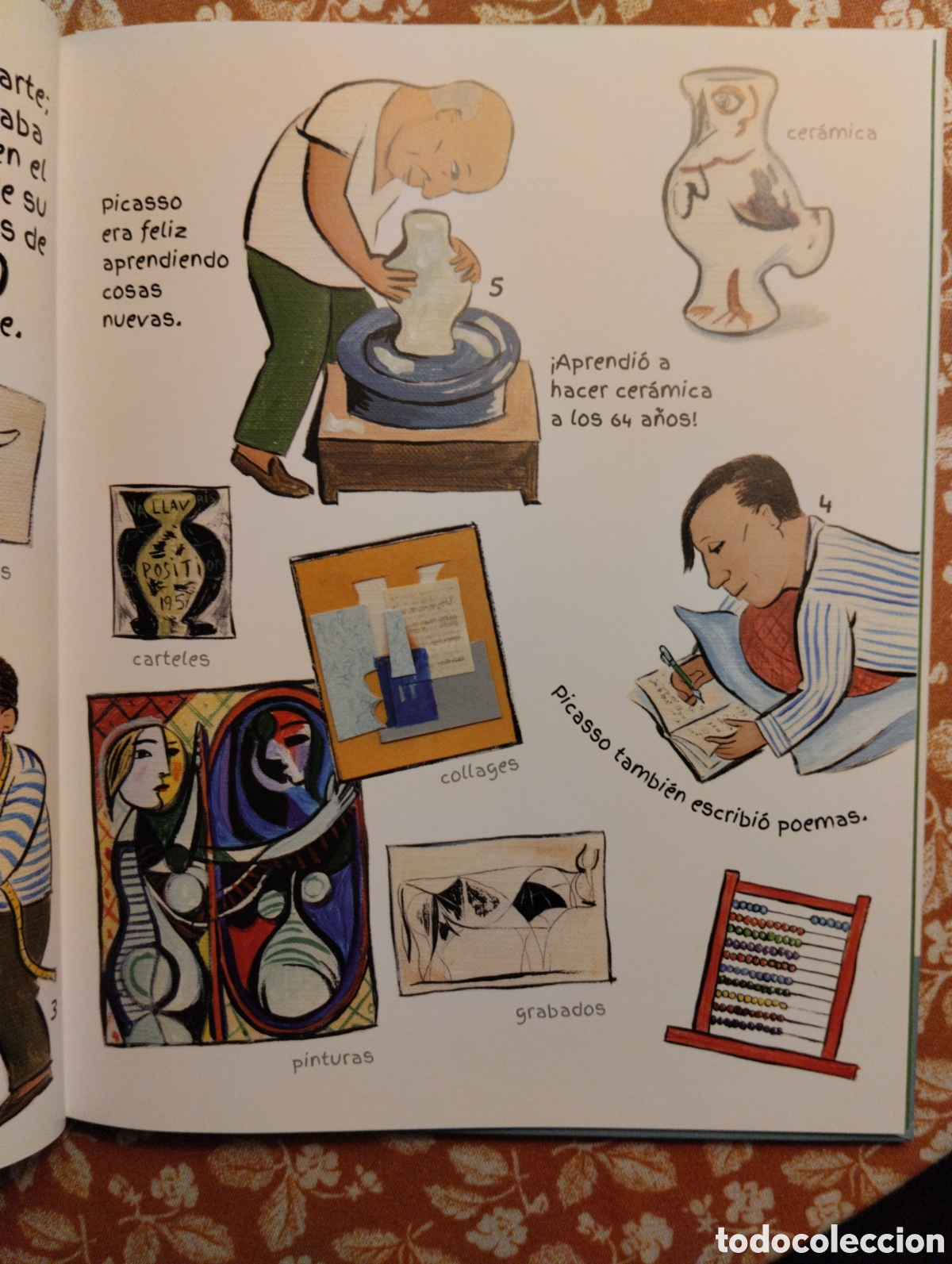 Libros de segunda mano: 100 Pablo Picassos, ilustraciones de Violet Lemay - Foto 4