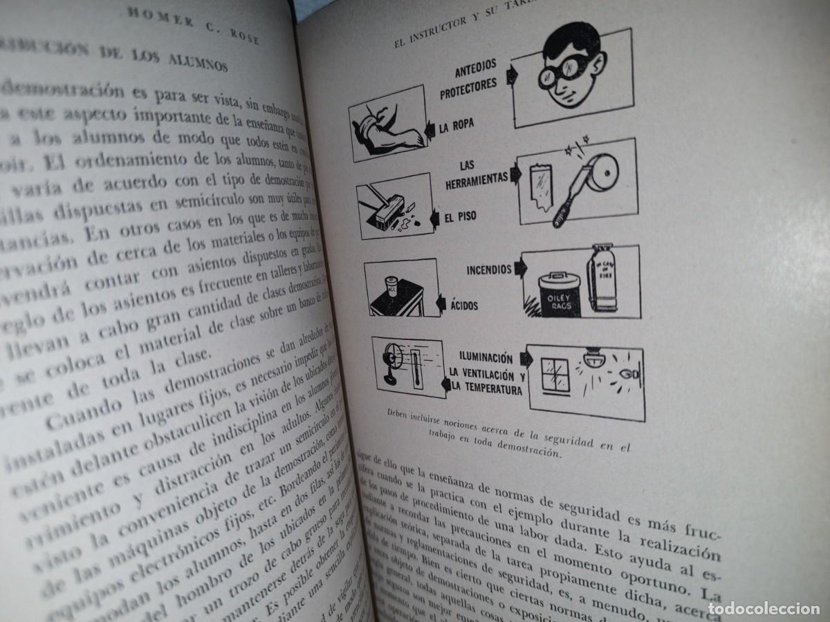 Libros de segunda mano: 62- EL INSTRUCTOR Y SU TAREA. NORMAS B&Aacute;SICAS PARA EL ADIESTRAMIENTO T&Eacute;CNICO - HOMER C. ROSE - 1966 - Foto 9