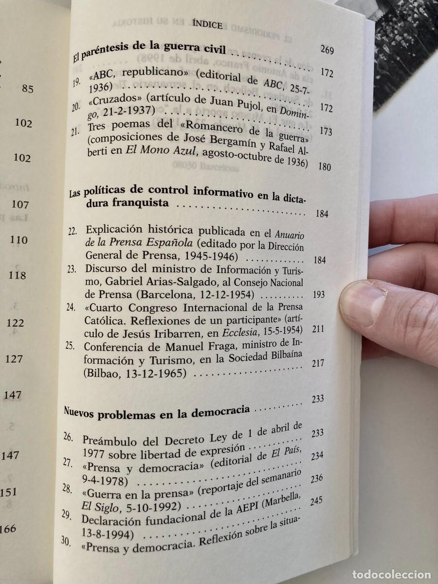 Libros de segunda mano: Libro El periodismo espa&ntilde;ol en su historia - Foto 6