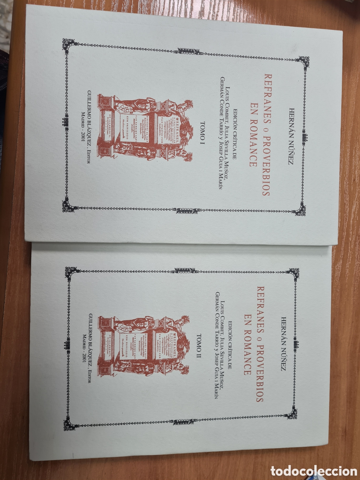 Libros de segunda mano: Refranes o provervios en romance, Hern&aacute;n Nu&ntilde;ez, 2 tomos - Foto 1