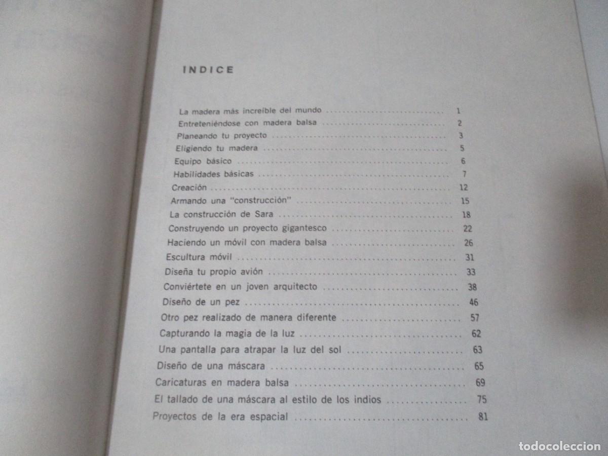 Libros de segunda mano: JOHN LIDSTONE Construcciones con madera balsa W17057 - Foto 2