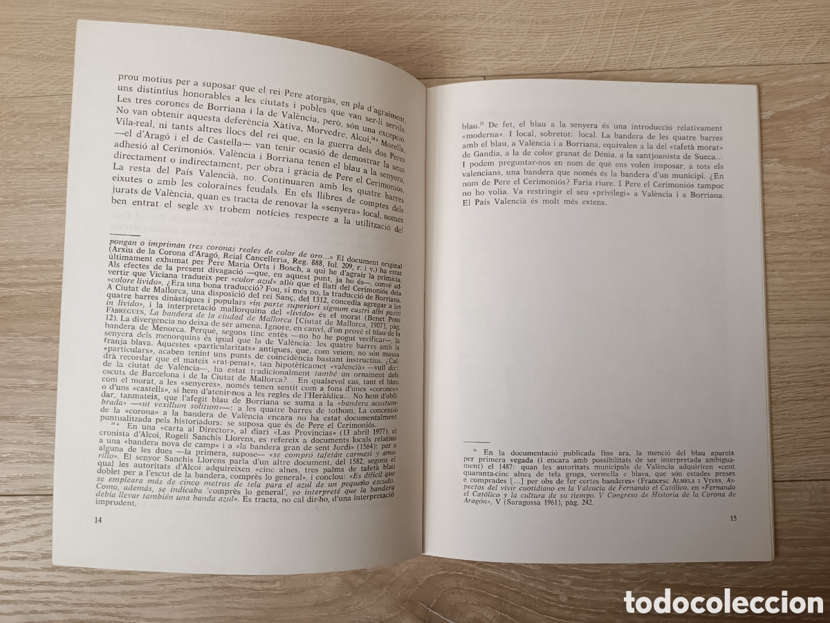 Libros de segunda mano: EL BLAU EN LA SENYERA. JOAN FUSTER. - Foto 4