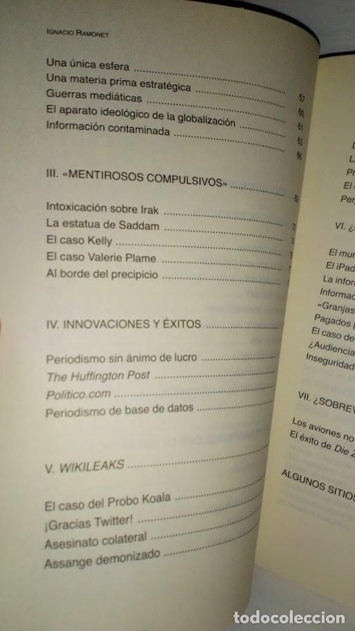 Libros de segunda mano: La explosi&oacute;n del periodismo - Ignacio Ramonet - Clave Intelectual 4&ordf; edici&oacute;n - Foto 10