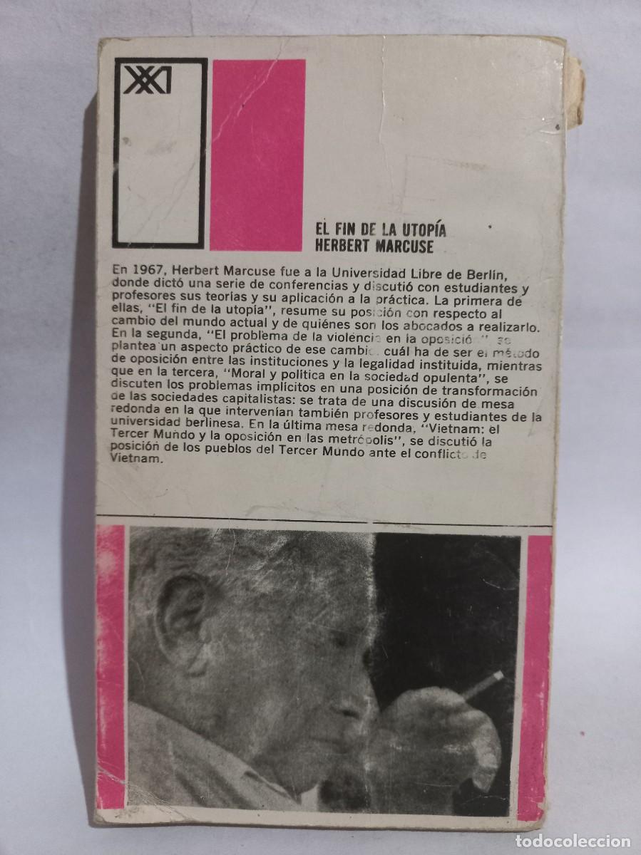 Libros de segunda mano: Herbert Marcuse - El Fin de la Utop&iacute;a - 1969 - Foto 4