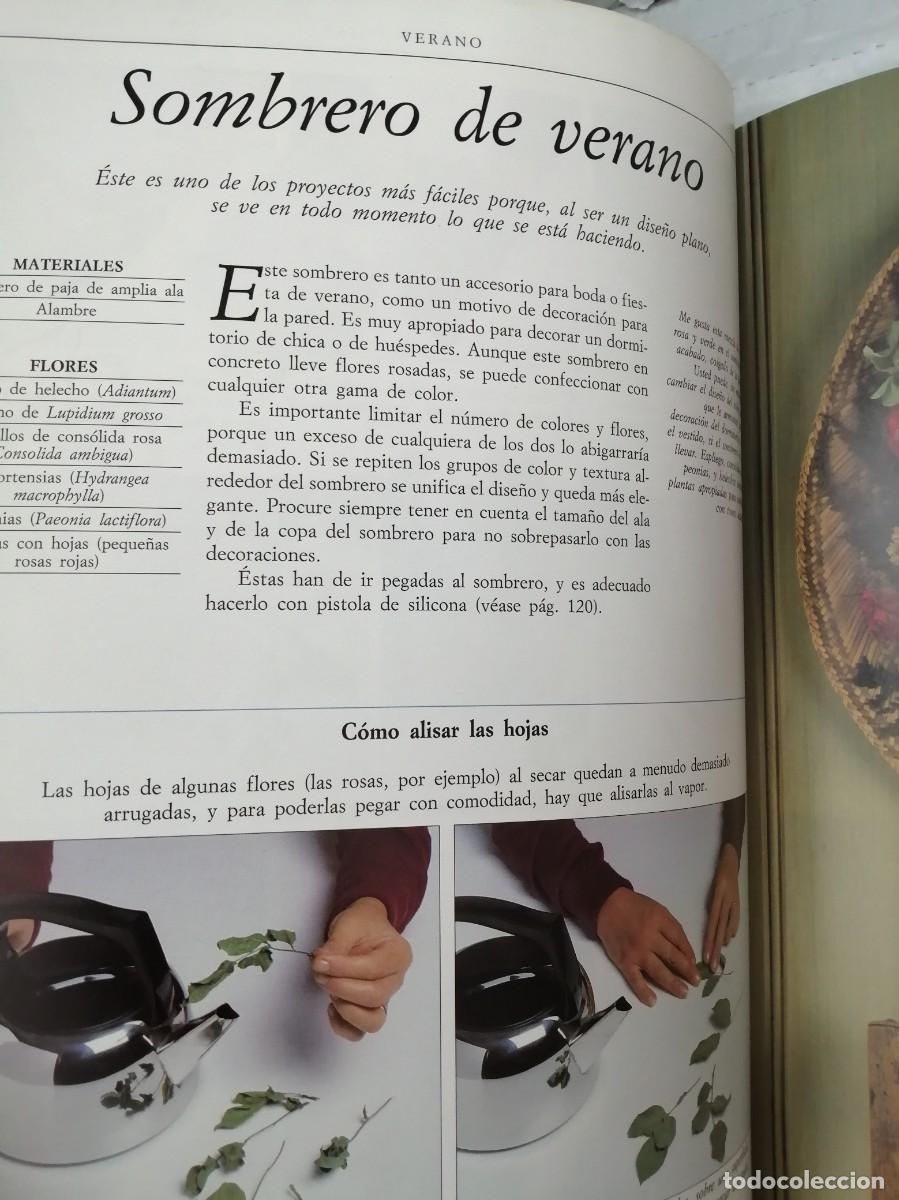 Libros de segunda mano: ARREGLOS CON FLORES SECAS (TAPA DURA) - Foto 7