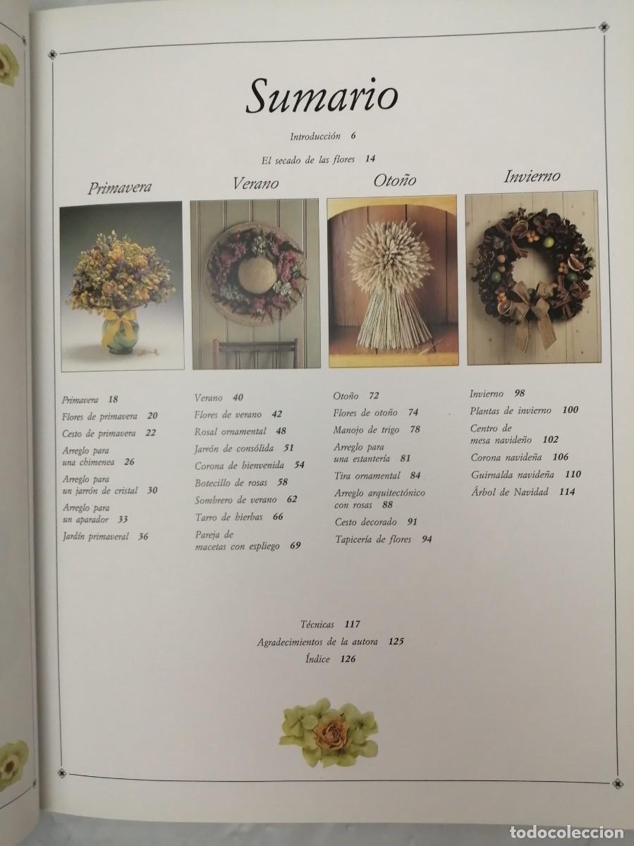 Libros de segunda mano: ARREGLOS CON FLORES SECAS (TAPA DURA) - Foto 3