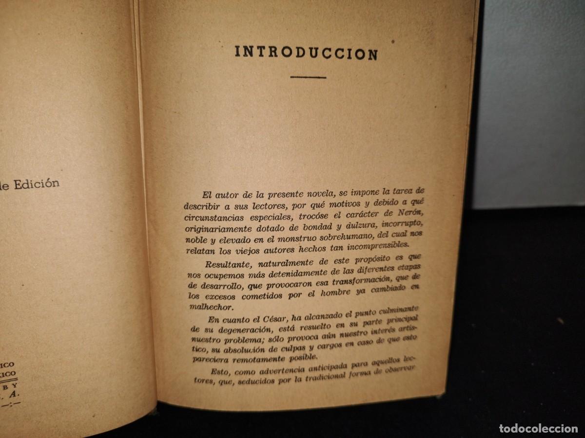 Libros de segunda mano: 62- NER&Oacute;N - ERNESTO ECKSTEIN - EDITORIAL DIANA, S. A. - 1953 - Foto 6
