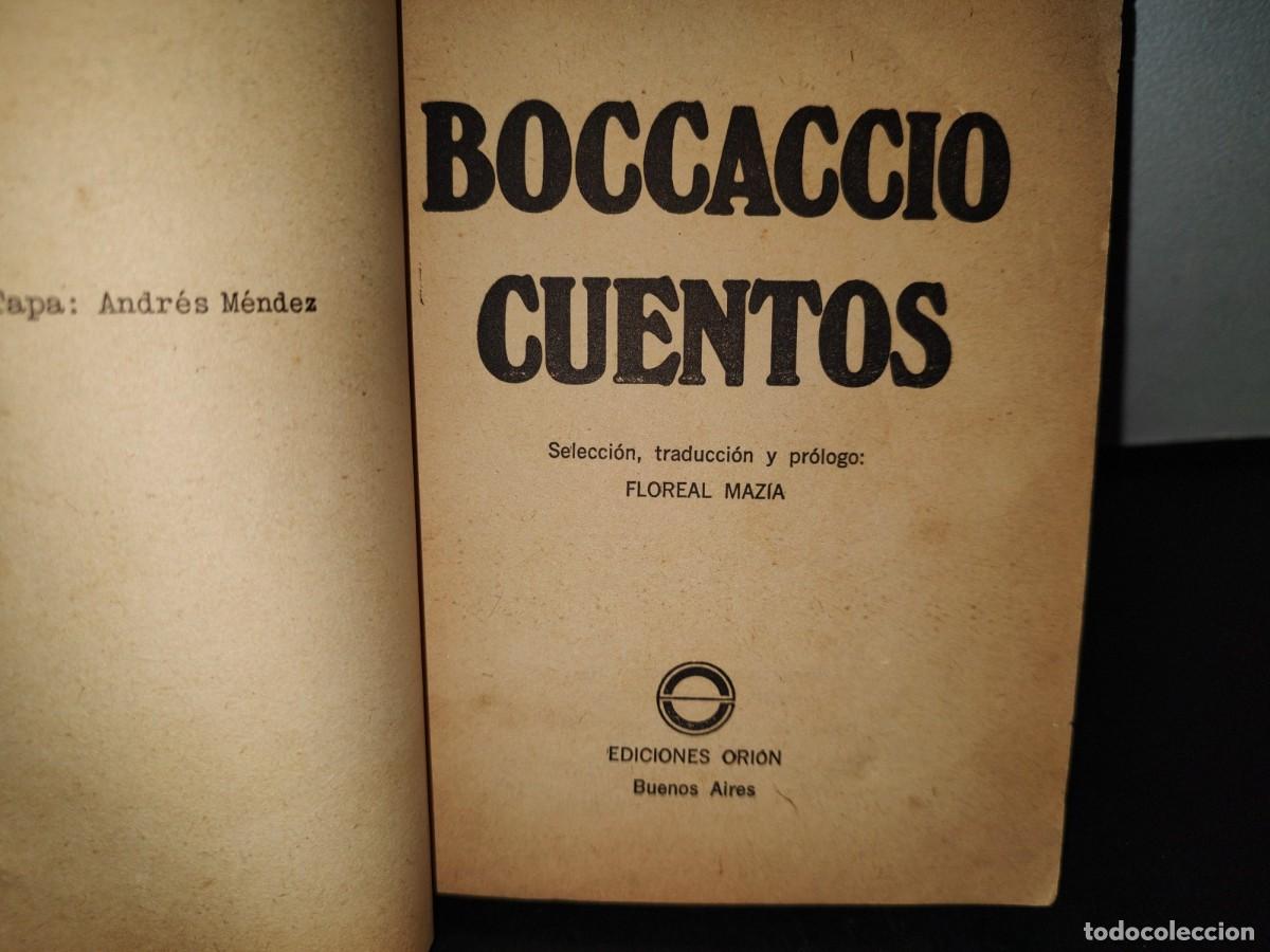 Libros de segunda mano: 62- BOCCACCIO, CUENTOS. EDICIONES ORION - 1976 - Foto 4