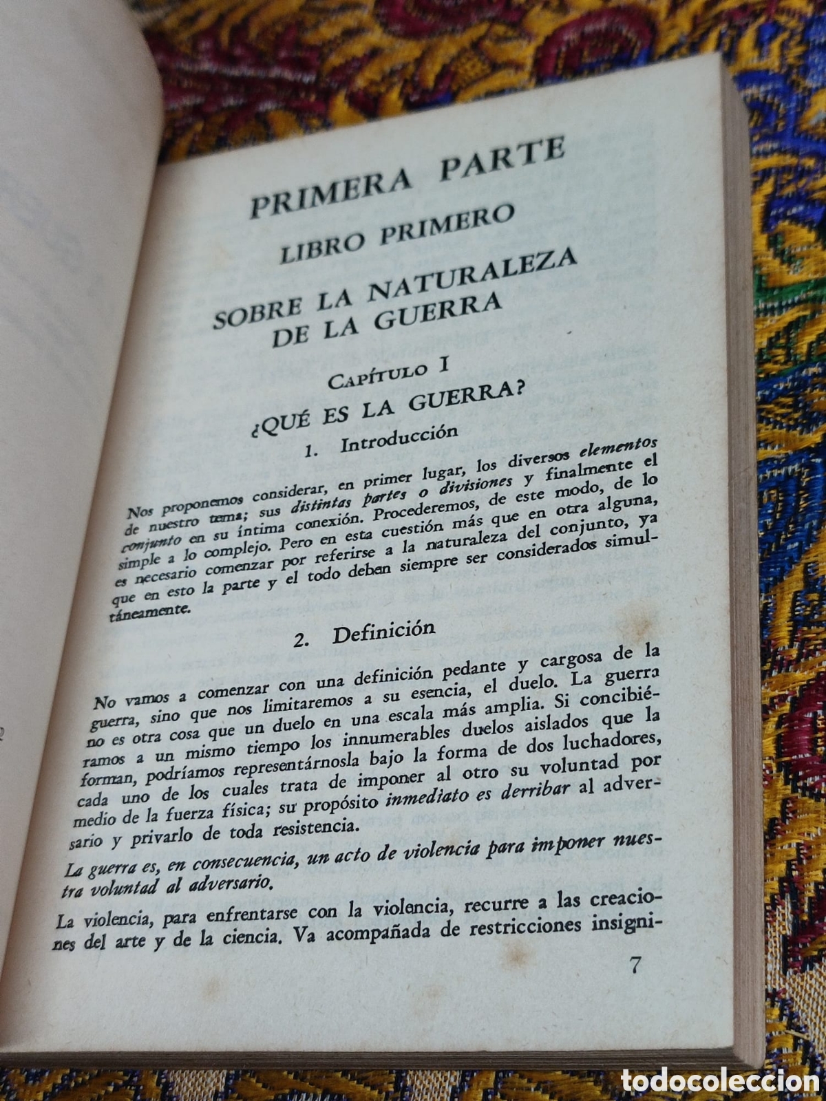 Libros de segunda mano: De la guerra Karl Von Clausewitz Ed. Di&oacute;genes M&eacute;xico - Foto 5