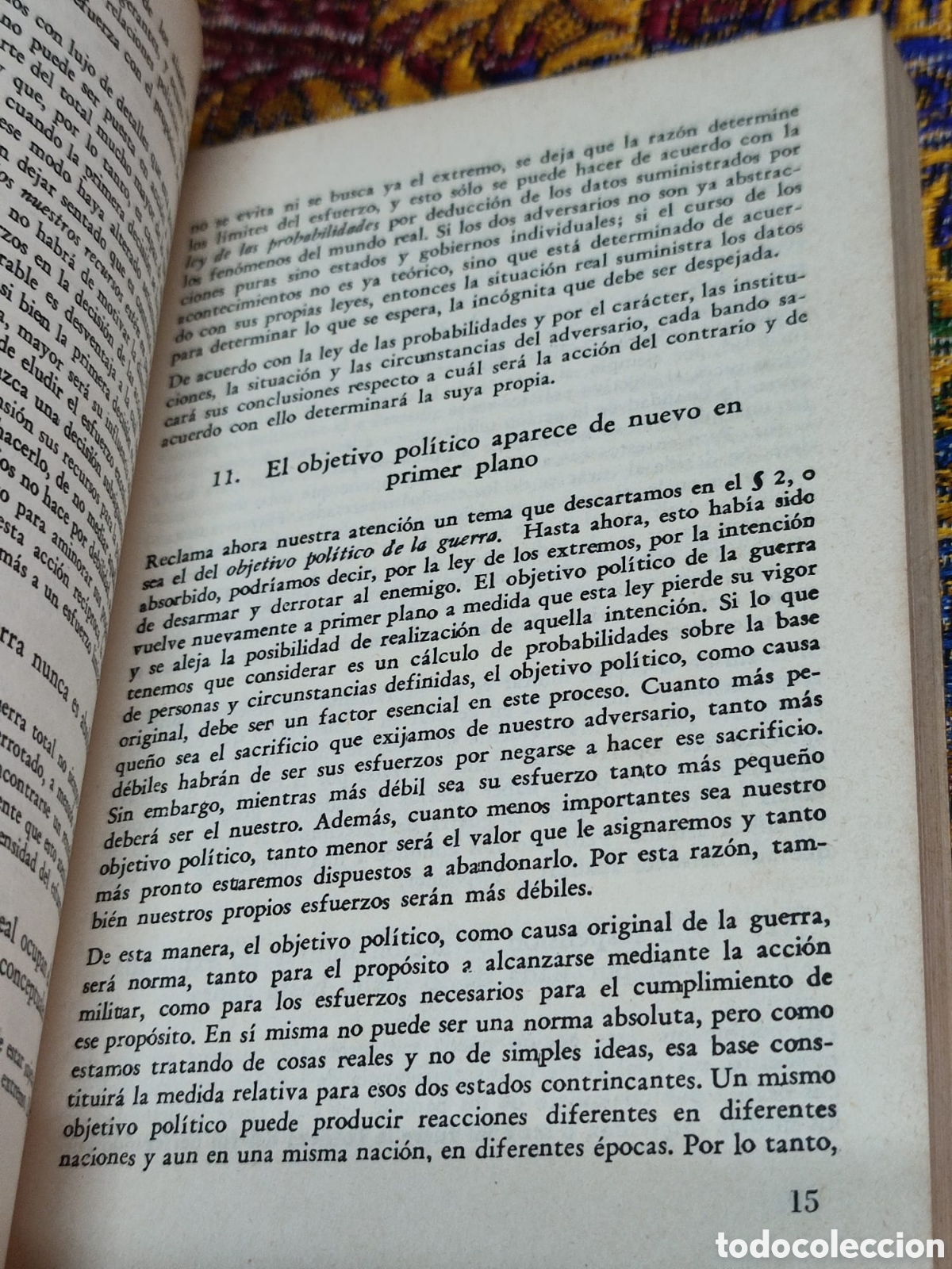 Libros de segunda mano: De la guerra Karl Von Clausewitz Ed. Di&oacute;genes M&eacute;xico - Foto 6