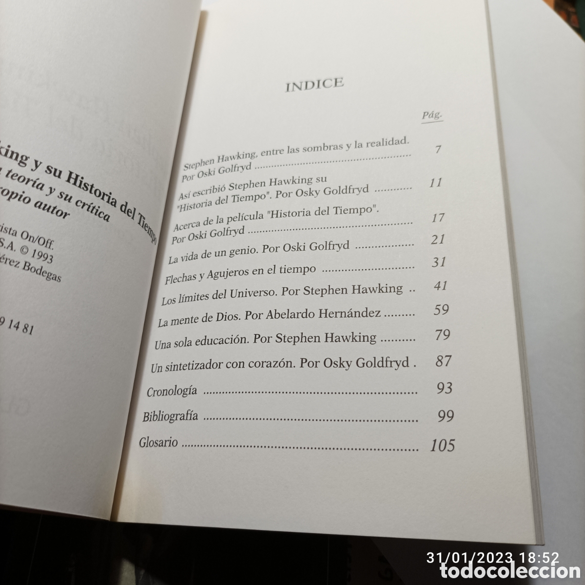 Libros de segunda mano: S. H. y su Historia del tiempo - Foto 3