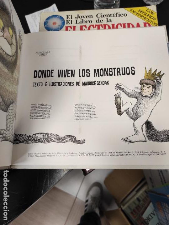 Libros de segunda mano: DONDE VIVEN LOS MONSTRUOS - de MAURICE SENDAK - Foto 3