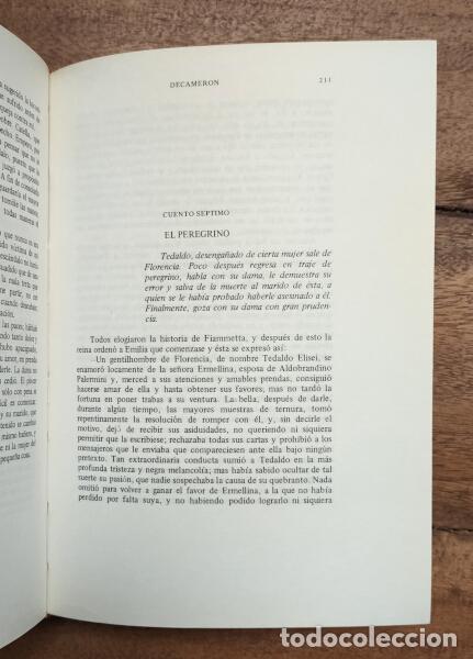 Libros de segunda mano: DECAMER&Oacute;N. BOCCACCIO. Ediciones Petronio. 1972. - Foto 3