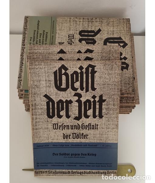 Libros de segunda mano: Geist der Zeit Wesen und Gestalt der V&ouml;lker. Esp&iacute;ritu del tiempo naturaleza y forma de los pueblos.