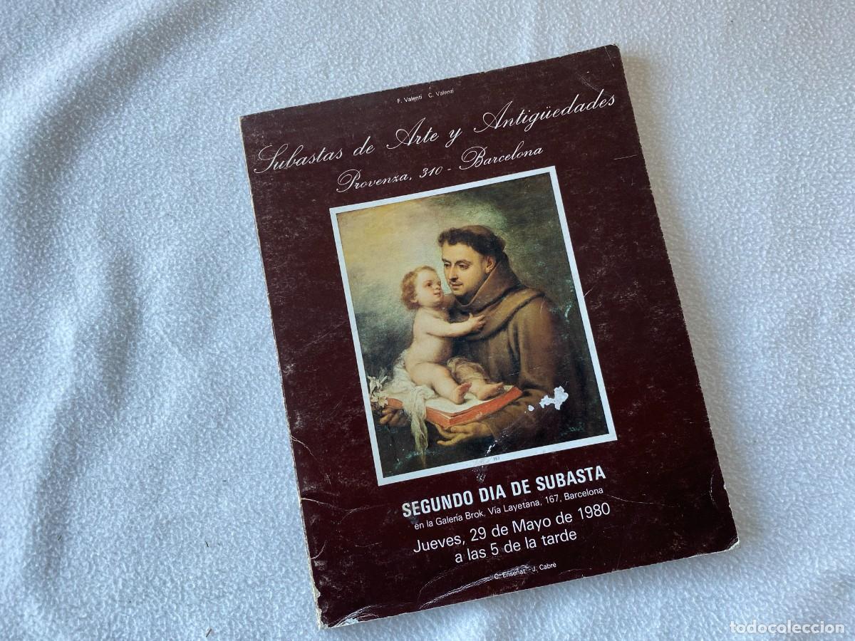 Libros de segunda mano: subasta casa brok - JUEVES 29 DE MAYO DE 1980 - ANTIG&Uuml;EDADES Y ARTE