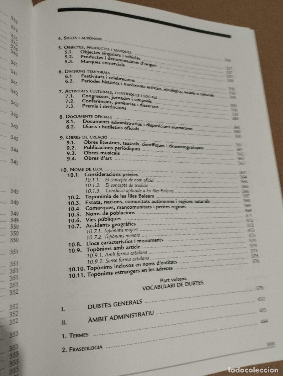 Libros de segunda mano: LLIBRE DESTIL (GOVERN DE LES ILLES BALEARS) - Foto 17