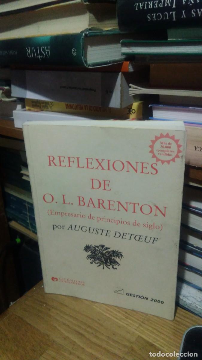 Libros de segunda mano: REFLEXIONES DE O.L. BARENTON, AUGUSTE DETOEUF, GESTION 2000 - Foto 1