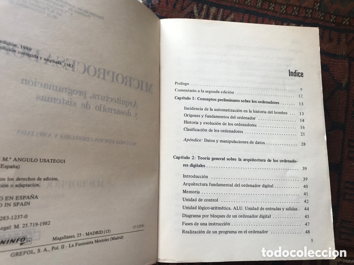 Libros de segunda mano: Microprocesadores. Arquitectura, programaci&oacute;n y desarrollo de sistemas. Dif&iacute;cil - Foto 3