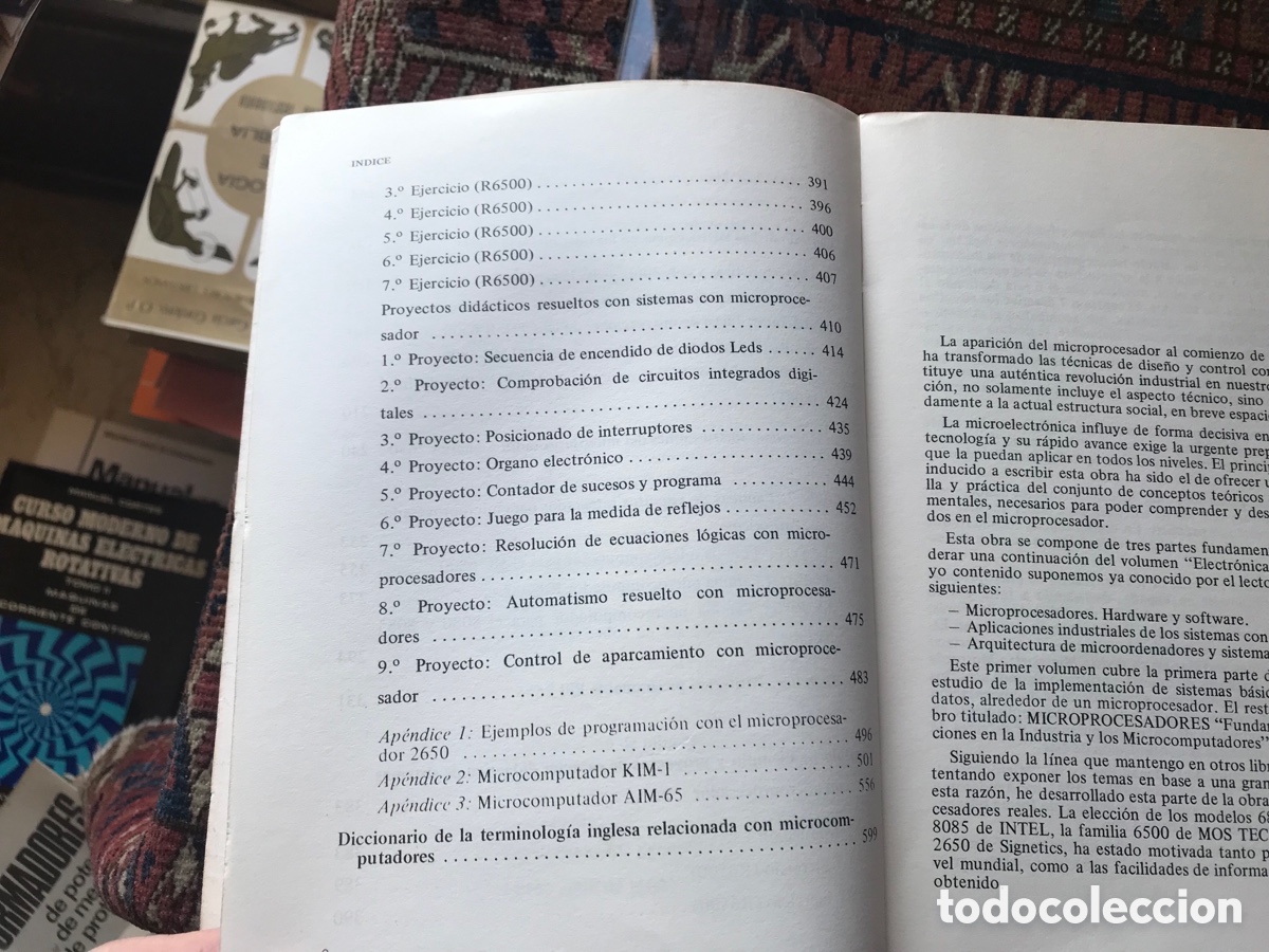 Libros de segunda mano: Microprocesadores. Arquitectura, programaci&oacute;n y desarrollo de sistemas. Dif&iacute;cil - Foto 5