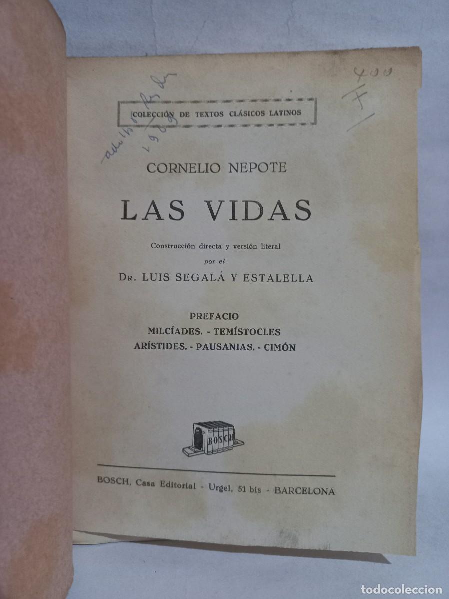 Libros de segunda mano: Cornelio Nepote - Las Vidas - 1954 - Foto 2